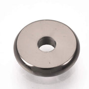 Accessori per gioielleria - Spacer in metallo - 200 pezzi - Disco piatto a forma di rondelle - Colorazione gunmetal - Diametro 6mm - Apertura 1,8mm - Per creare gioielli