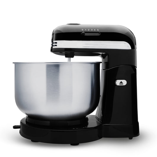 SOGO Impastatrice Planetaria – Mixer da Cucina 350W, 3.5L Acciaio Inox, Fruste e Ganci in Acciaio, 5 Velocità, Ciotola Girevole