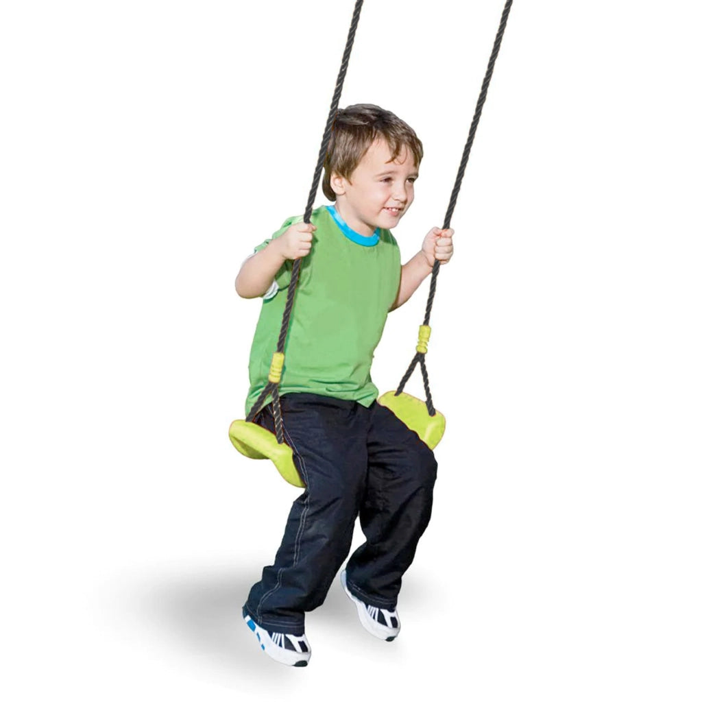 Allegra Duplo - Altalena per bambini in acciaio + PP. Dondolo da giardino 2 posti