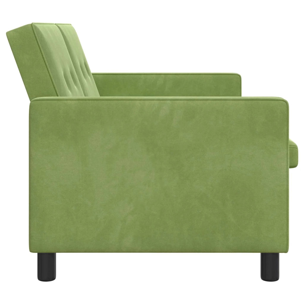 Divano letto Verde chiaro Tessuto