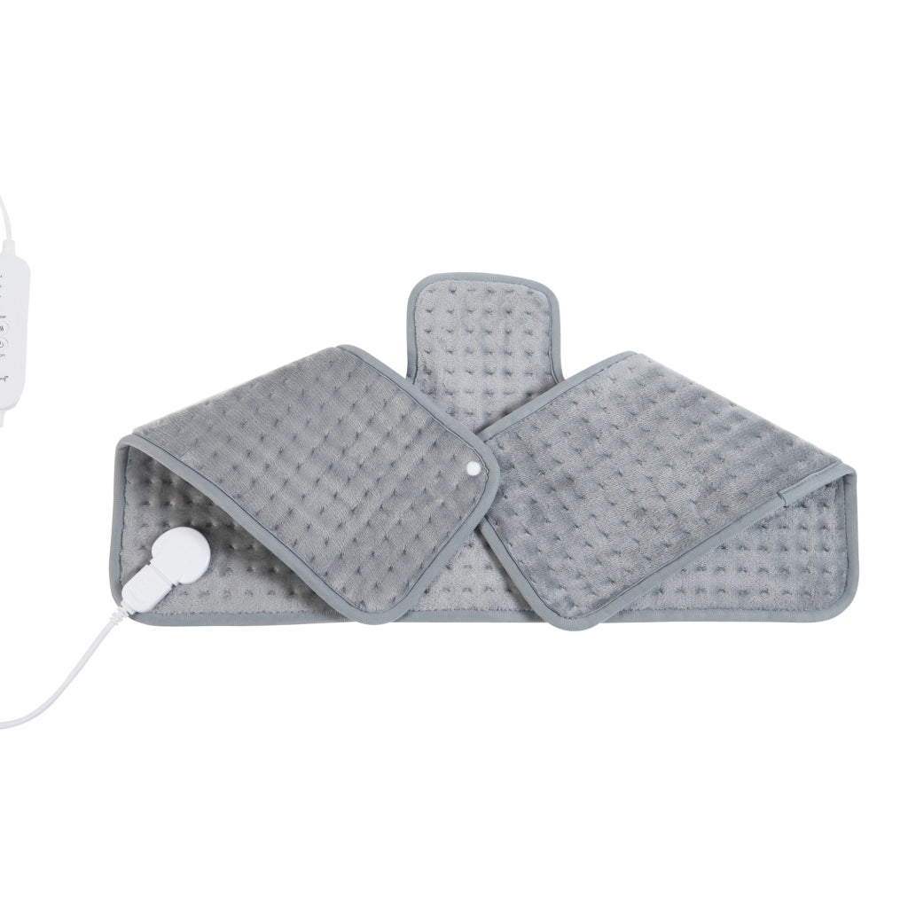 Cuscino Riscaldante Borrello Termoforo Elettrico per Spalle e Nuca 65 x 45 cm Grigio [en.casa]