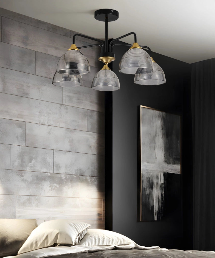 Lampada G085-5c Black Grey