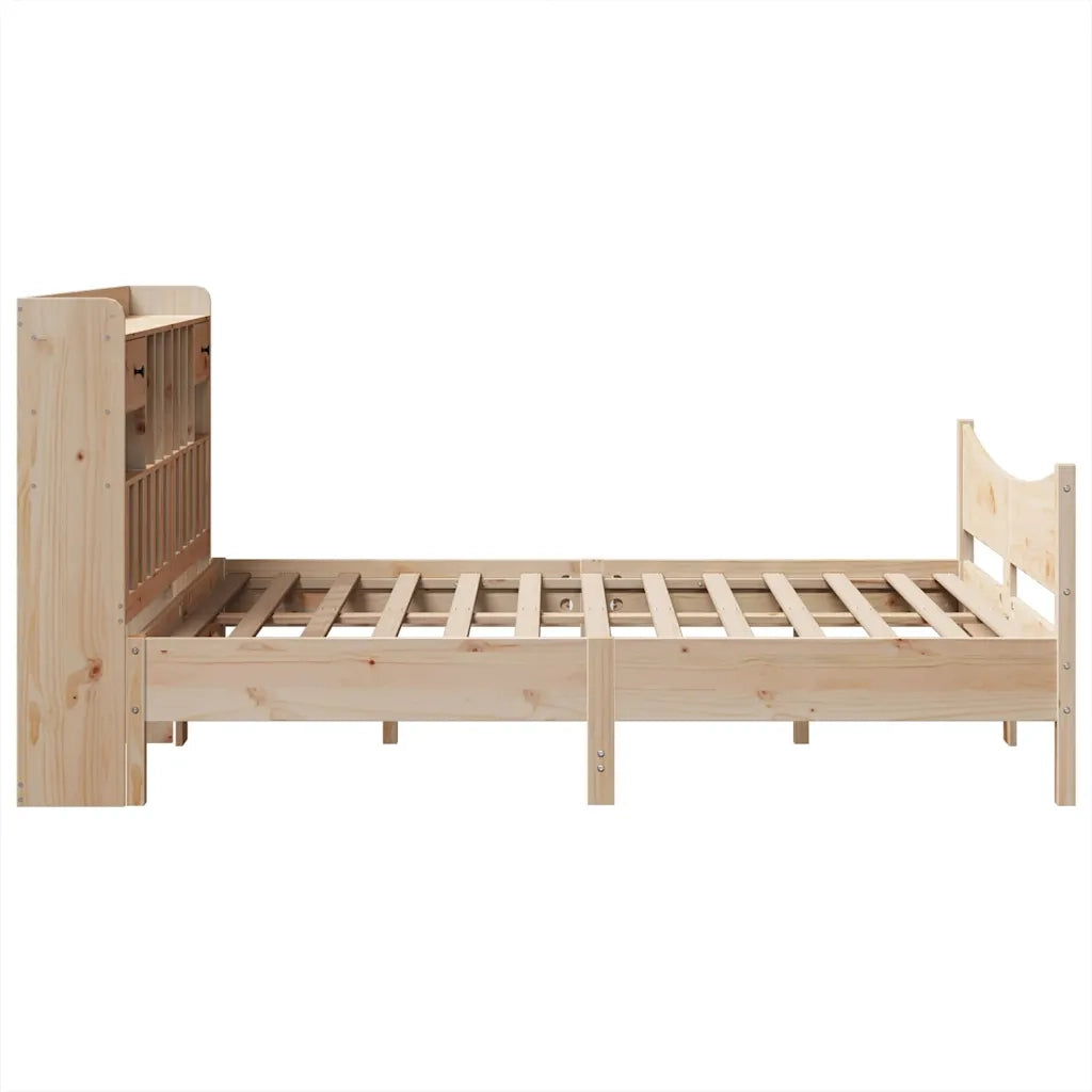 vidaXL Letto senza Materasso 140x190 cm in Legno Massello di Pino