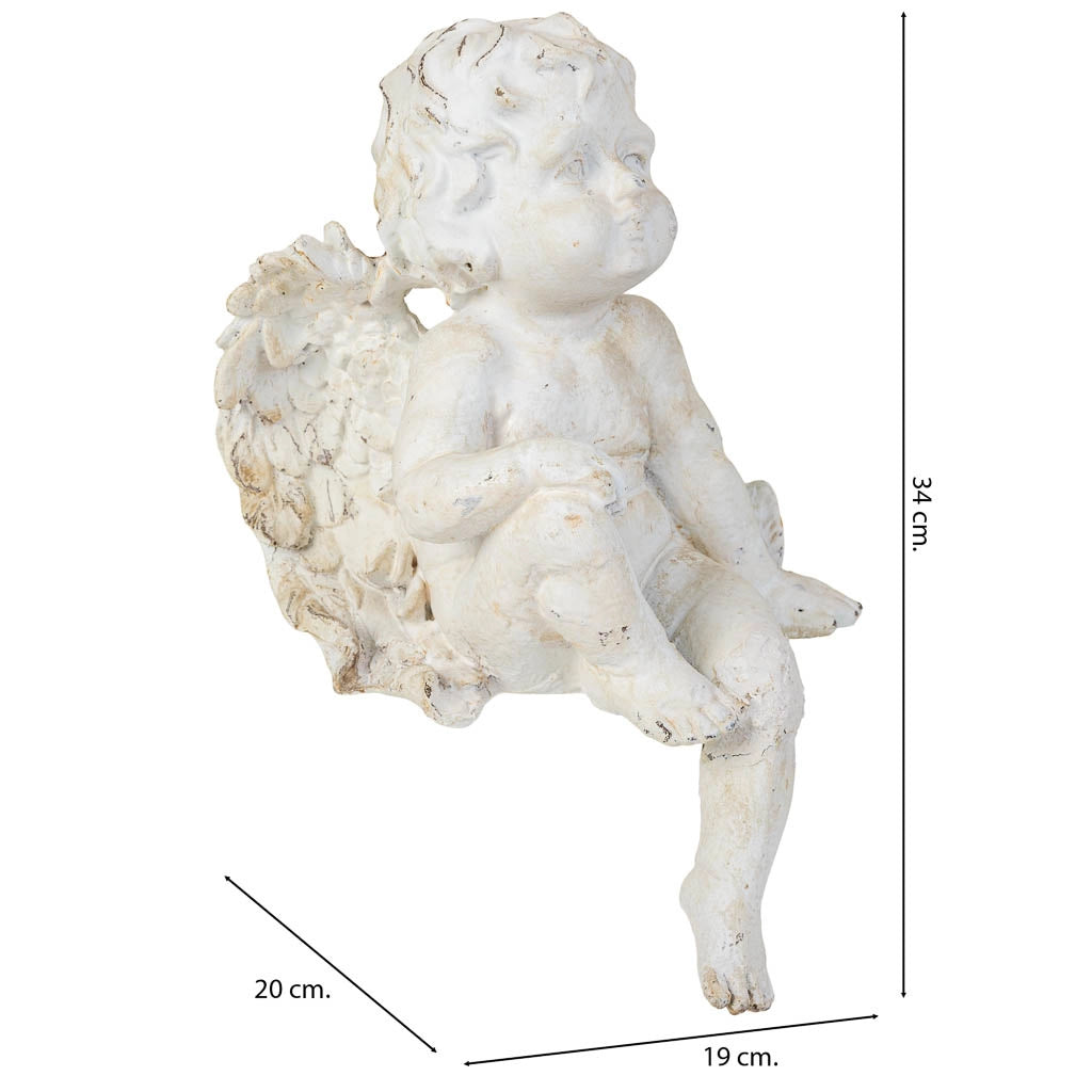 Figura decorativa angelo 19x20x34h cm