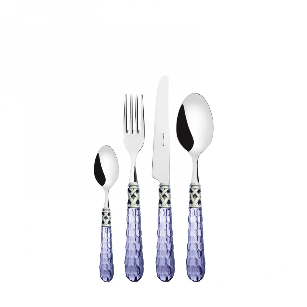 BOHEMIA Ghiera Cromata, Posate Set 24 Pz, Scatola Compact, Casa