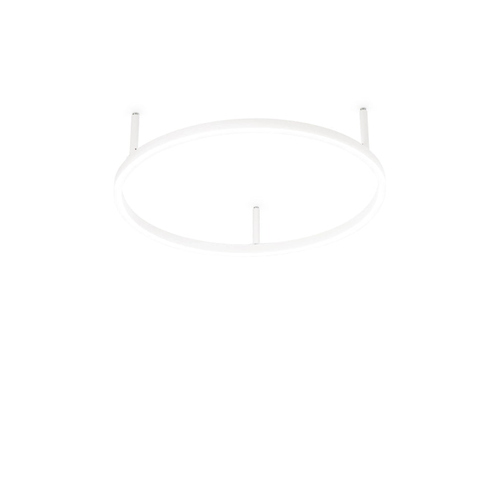 Plafoniera Moderna Oracle Alluminio-Materie Plastiche Bianco Led 32W 3000K