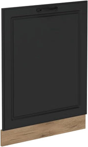 Pannello frontale della lavastoviglie R-Line, Nero lucido, 60 cm senza piano di lavoro