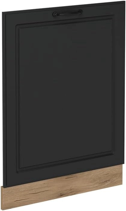 Pannello frontale della lavastoviglie R-Line, Nero lucido, 60 cm senza piano di lavoro