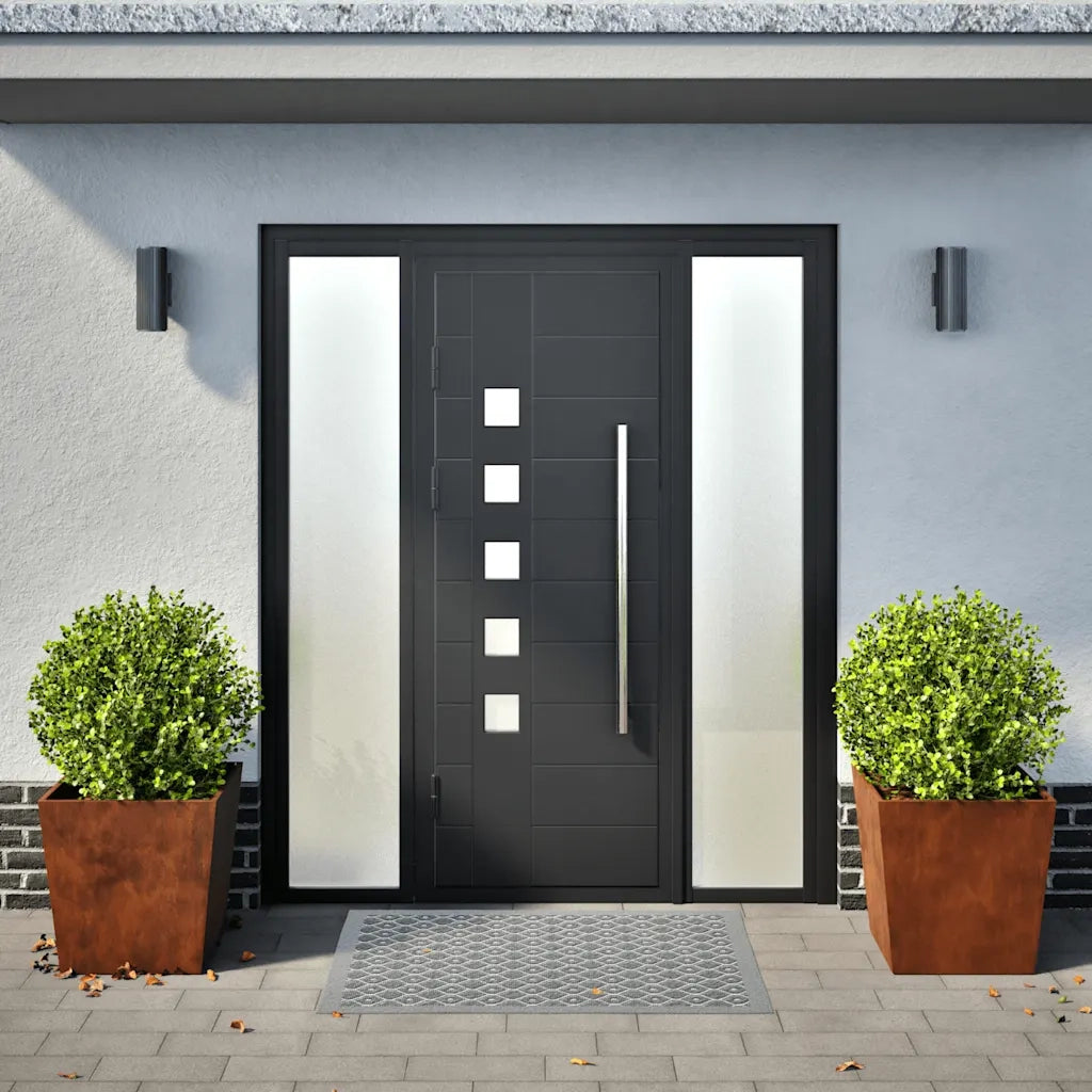 2 pz Fioriere | Cassetta per fiori | Vaso da Giardino 50x50x50 cm in Acciaio Corten