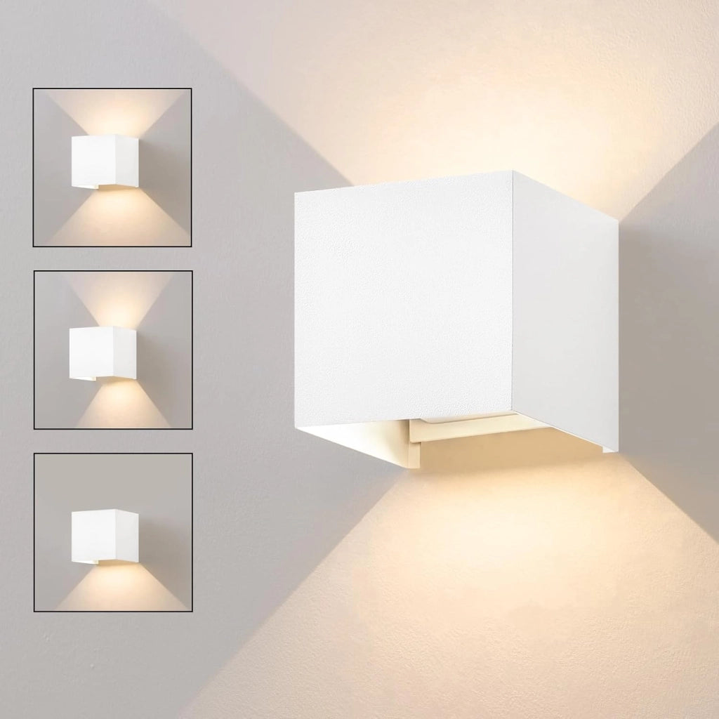 ZMH Applique da parete LED per interni 1ER Applique da parete Applique da parete a LED per esterni con luce su e giù 5W
