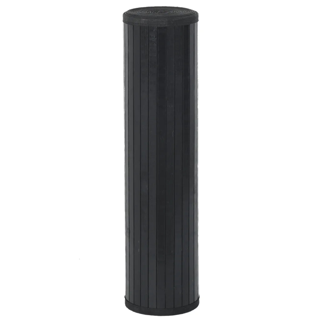 Tappeto Rettangolare Nero 70x200 cm in BambÃ¹