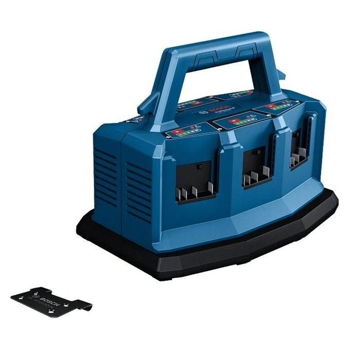 Bosch 1 600 A01 U9L GAL 18V6-80 Professional Caricatore per batteria 6 vani 8 A 14.4 - 18 V colore Blu