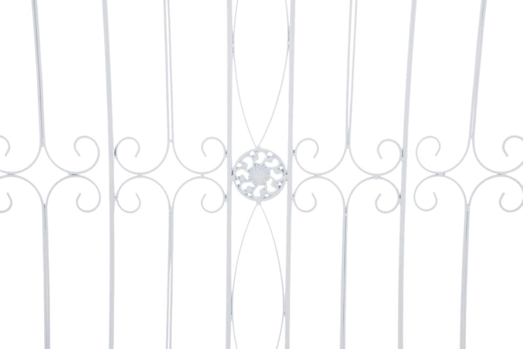 Set di 4 recinzioni da giardino Mangold bianco