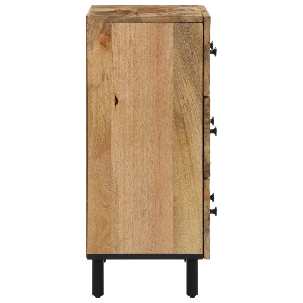 Credenza-Buffet-Armadio da cucina 60x33x75 cm in Legno Massello di Mango 369817