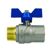 VALVOLA A SFERA P.T. CON FARFALLA EVOLUTION MASCHIO-FEMMINA- 11/4  DN 32  PN 25- FIV- pezzi 1