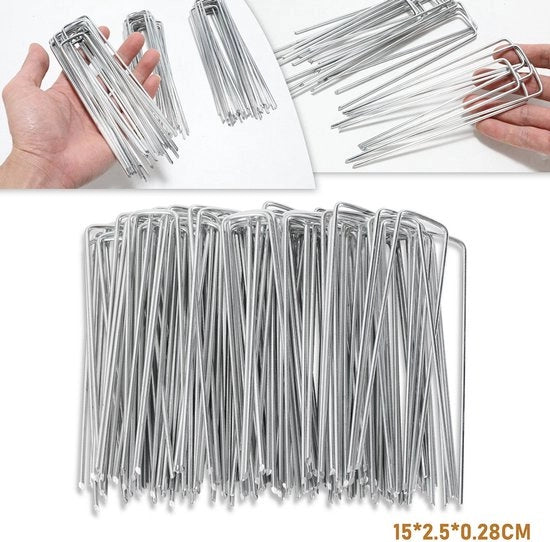 Penne per tappeto in acciaio 15 x 2.5 cm 500pz