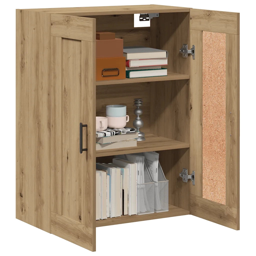 vidaXL Credenza Rovere Artigianale 69,5x34x90 cm in Legno Multistrato
