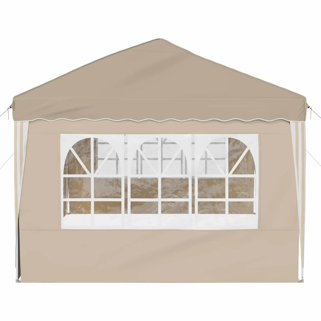Tenda per feste a pop-up-Gazebo 575 x 289 x 245 cm Crema