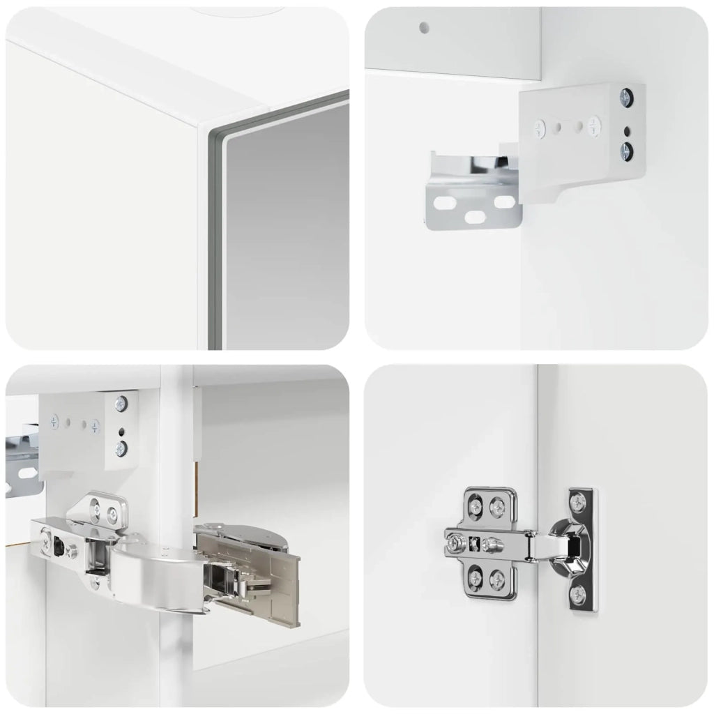 Set di Armadi da Bagno 5 pcs Bianco Legno ingegnerizzato 3406511