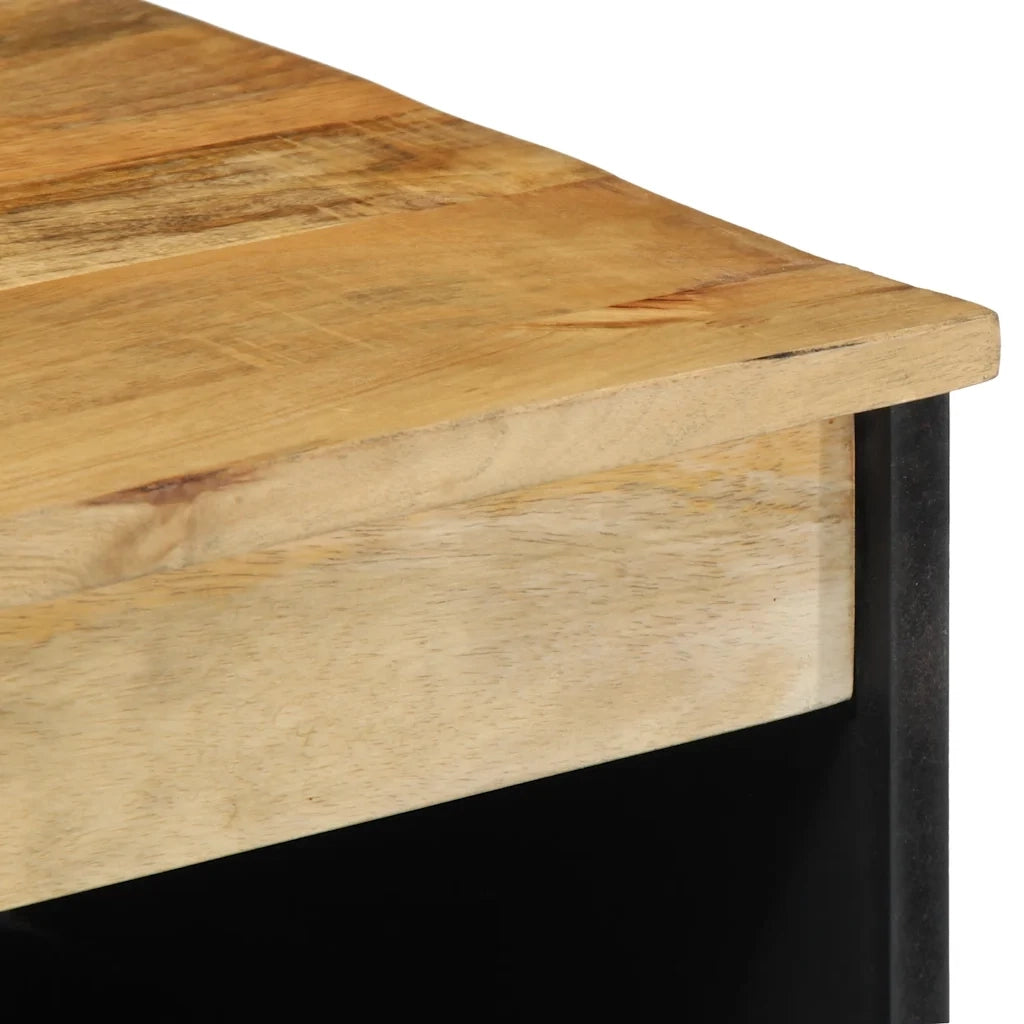 Credenza Marrone 60x33x75 cm in Legno Massello di Mango 4017745