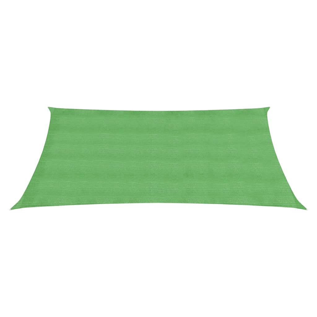 Vela ombreggiante/ombrellone 160 g/m² HDPE 3,5 x 4,5 m verde chiaro 02_0009372