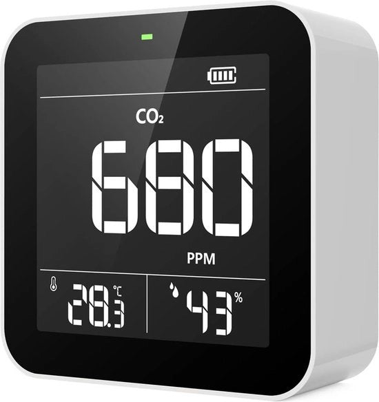 Misuratore di CO2 - Misuratore di CO2 per Interni - Altoparlante di CO2 - Misuratore di CO2 - Misuratore di Dicarbonato di Carbonio