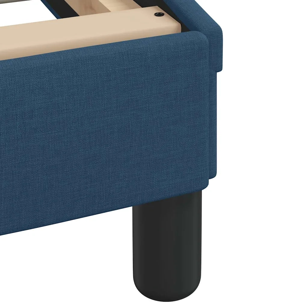 Giroletto con Testiera Dover Blu 180x200 cm Tessuto 373231