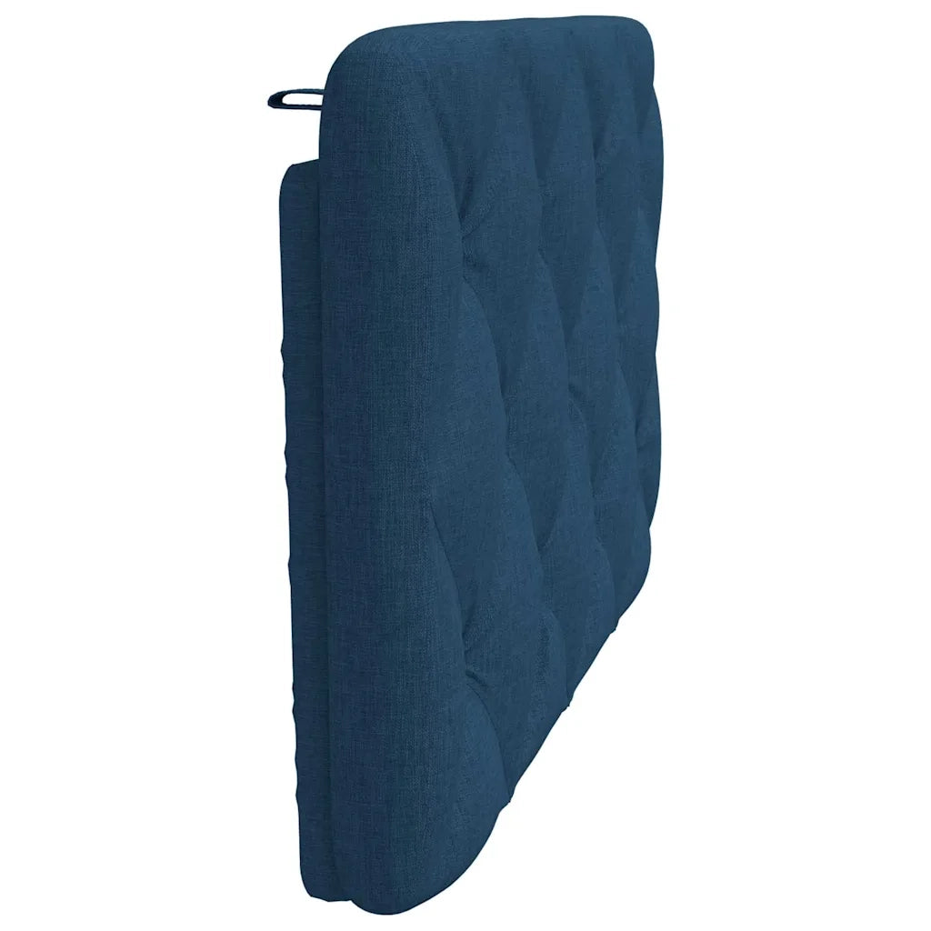 Cuscino Testiera-Cuscino per Testiera Blu 80 cm in Tessuto