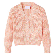 Cardigan da Bambina Lavorato a Maglia Rosa Misto 128cod mxl 132130