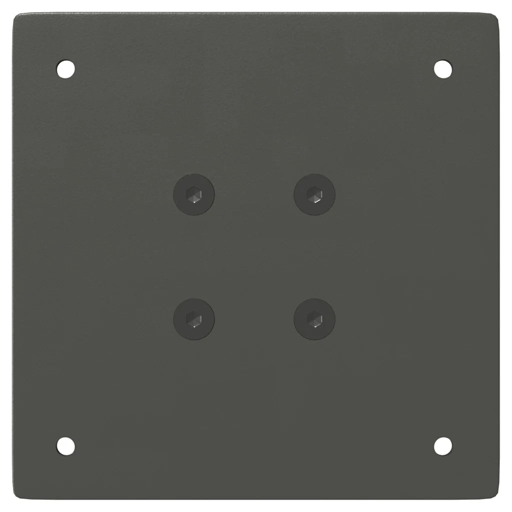 vidaXL Gambe per tavolo da bar 4 pz Antracite 100-102 cm Acciaio