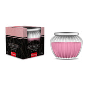 Trade Shop - Candela Profumata Ambienti In Vasetto Vetro Decorativo Fragranza Rosa Bulgara 85g 029870 -
