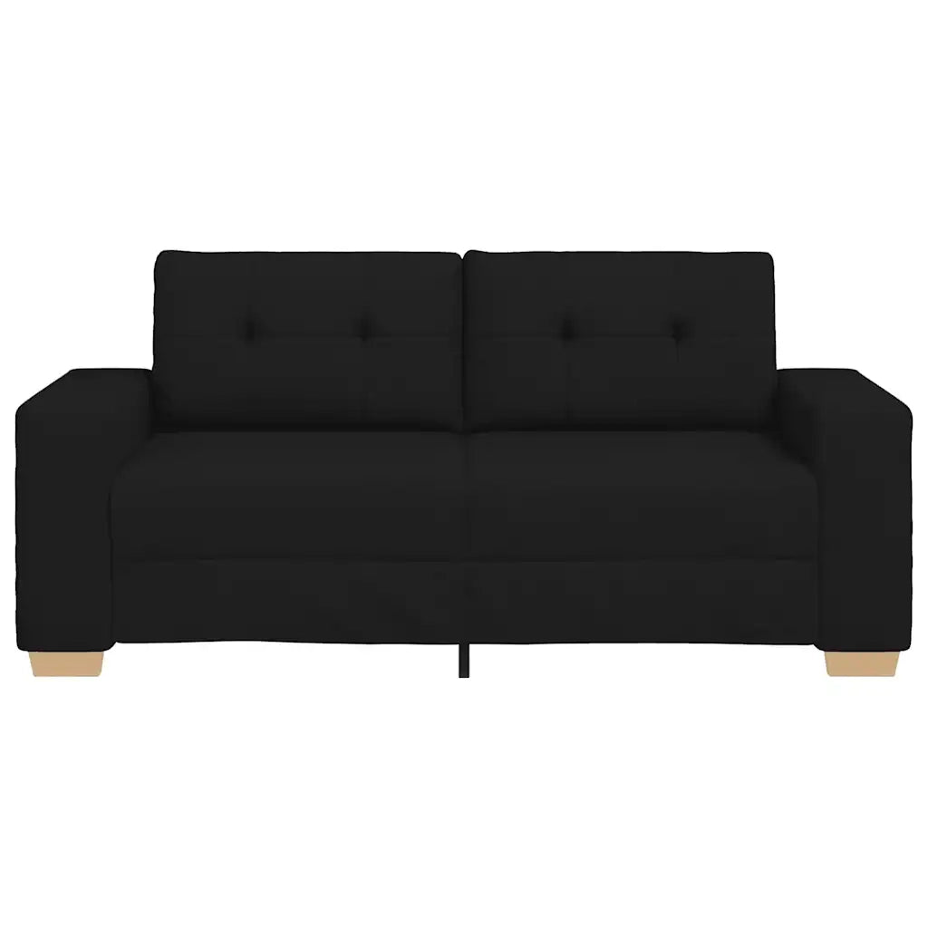 Divano Divanetto Nero 180x77x82 cm in Tessuto 4105080