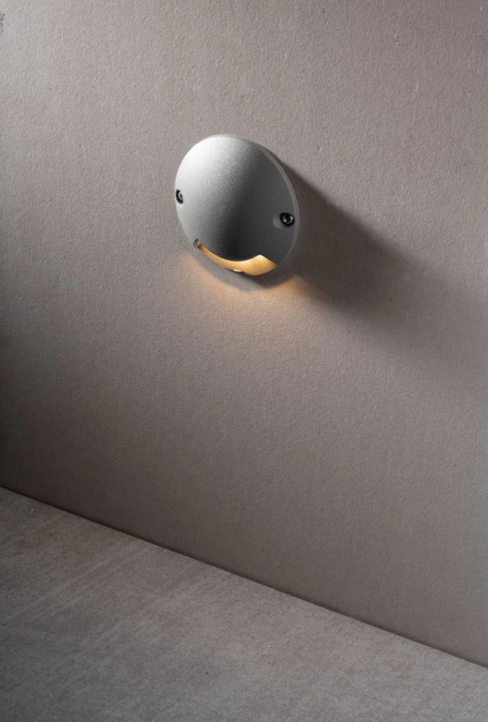 Faretto Segnapasso Calpestabile LED 1 Lato  0,5W 65LM Luce Naturale 4000K DC12-24V IP65 7X1 5CM