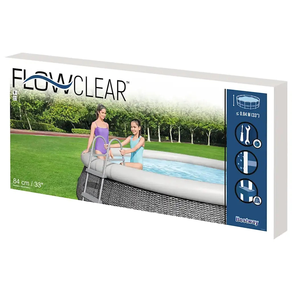 Bestway Scaletta per Piscina a 2 Gradini Flowclear 84 cm 3202668