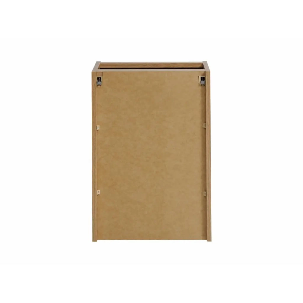 Mobile da bagno VANO - Cesto per la biancheria - Rovere - L40 × P39 × H57 cm - Da appendere