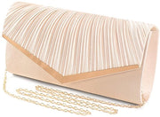 Clutch con glitter a catena dorata per borse da sera per donne, piccola borsa da braccio, borsa da sera elegante con catena per abiti da sera