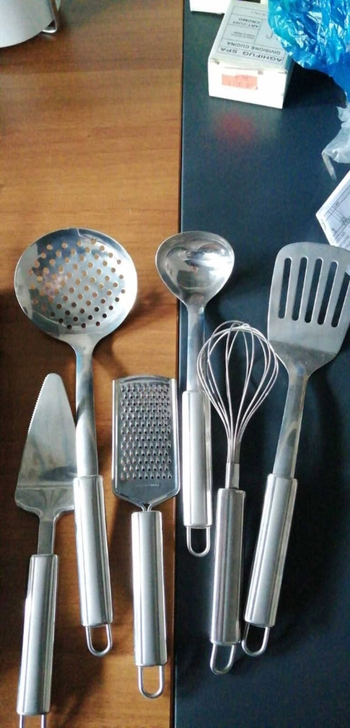Set 6 Utensili Cuc.Acc.Inox - Ibb