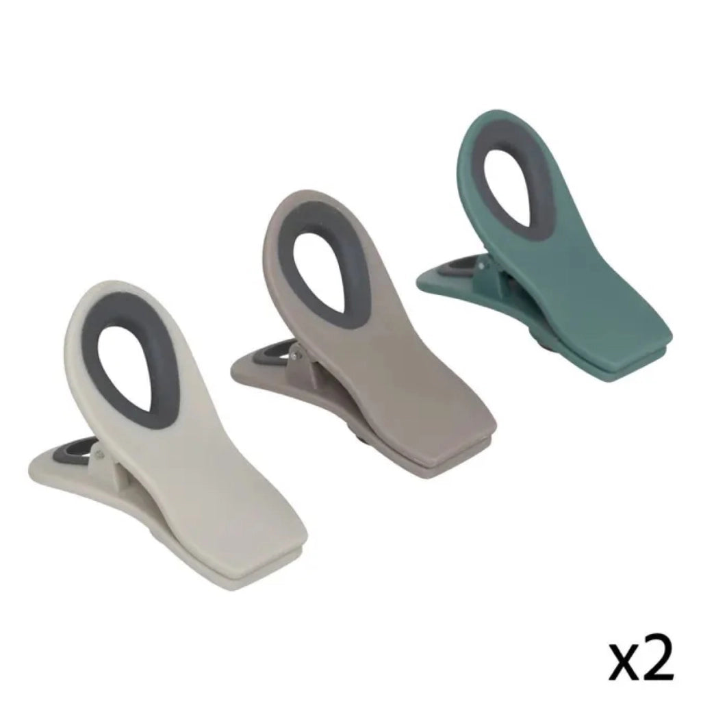 SET 6 PINZE CHIUSURA ERMETICA