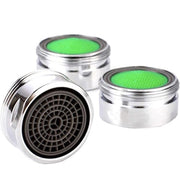 Trade Shop - Set 2 Pz Aeratore Filtro Per Rubinetto In Ottone M24 Rompigetto Tappo 24 Mm 69171 -