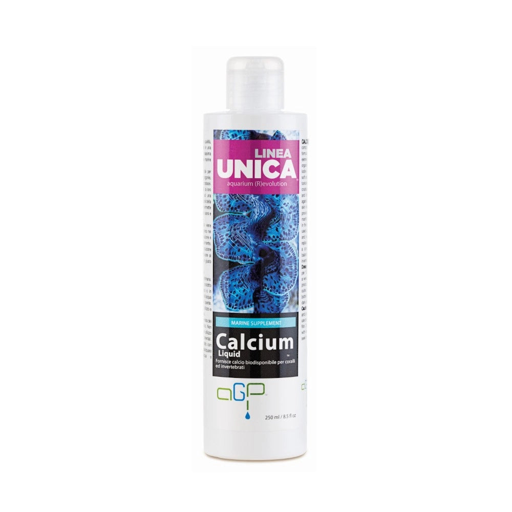 AGP Linea Unica Calcium Liquid 250ml - Integratore di Calcio per Acquari Marini