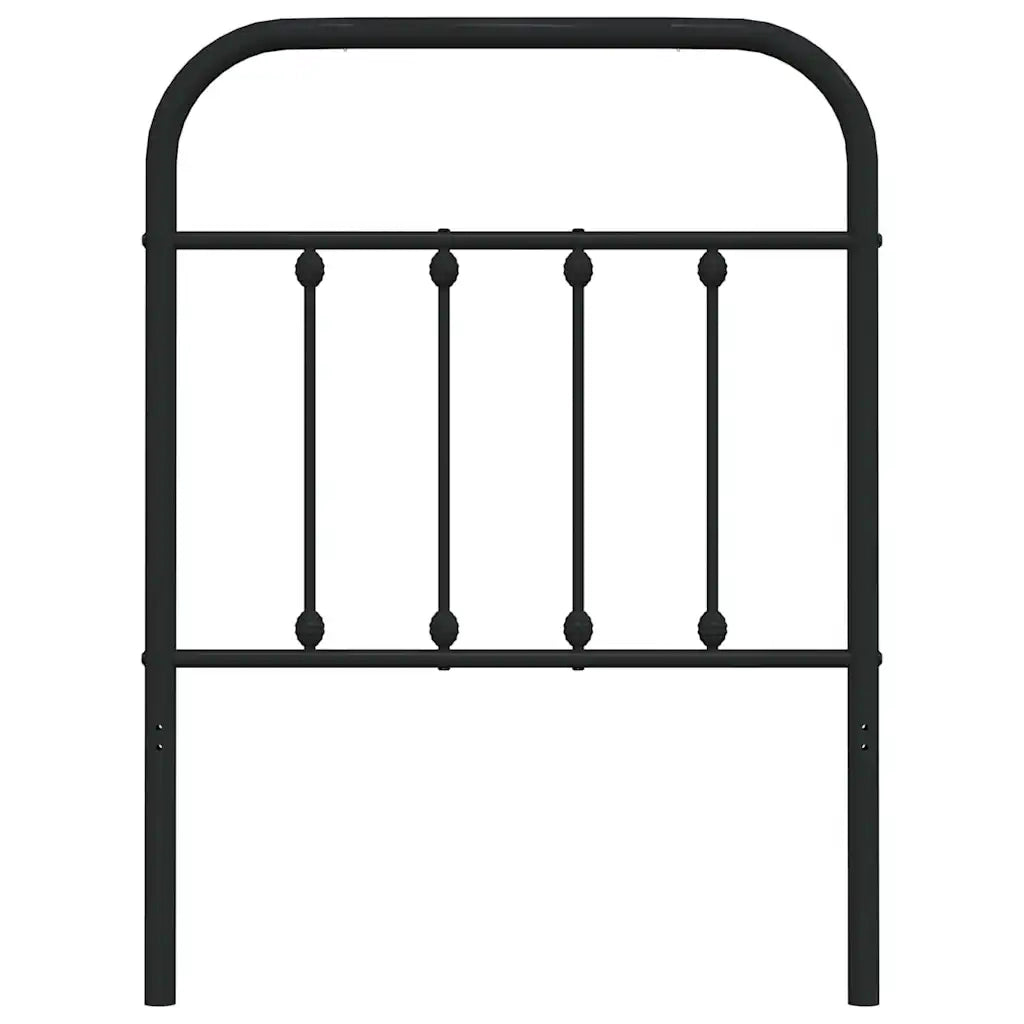 Testiera di Ricambio in Metallo Nero 75 cm 352604