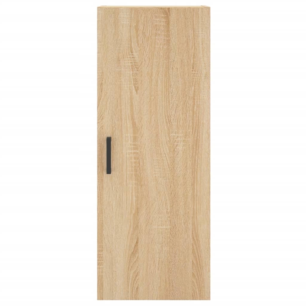 Buffet credenza cassettiera armadio mobile contenitore organizer cucina soggiorno salotto rovere Sonoma alto 34,5 x 34 x 180 cm legno ingegnerizzato marrone 02_0033990