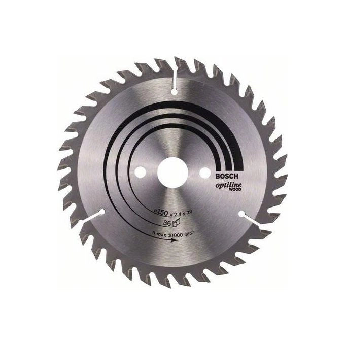 Bosch 2608640593 Optiline Wood Lama per Sega Circolare Legno 150 mm 36 denti ATB 20 mm