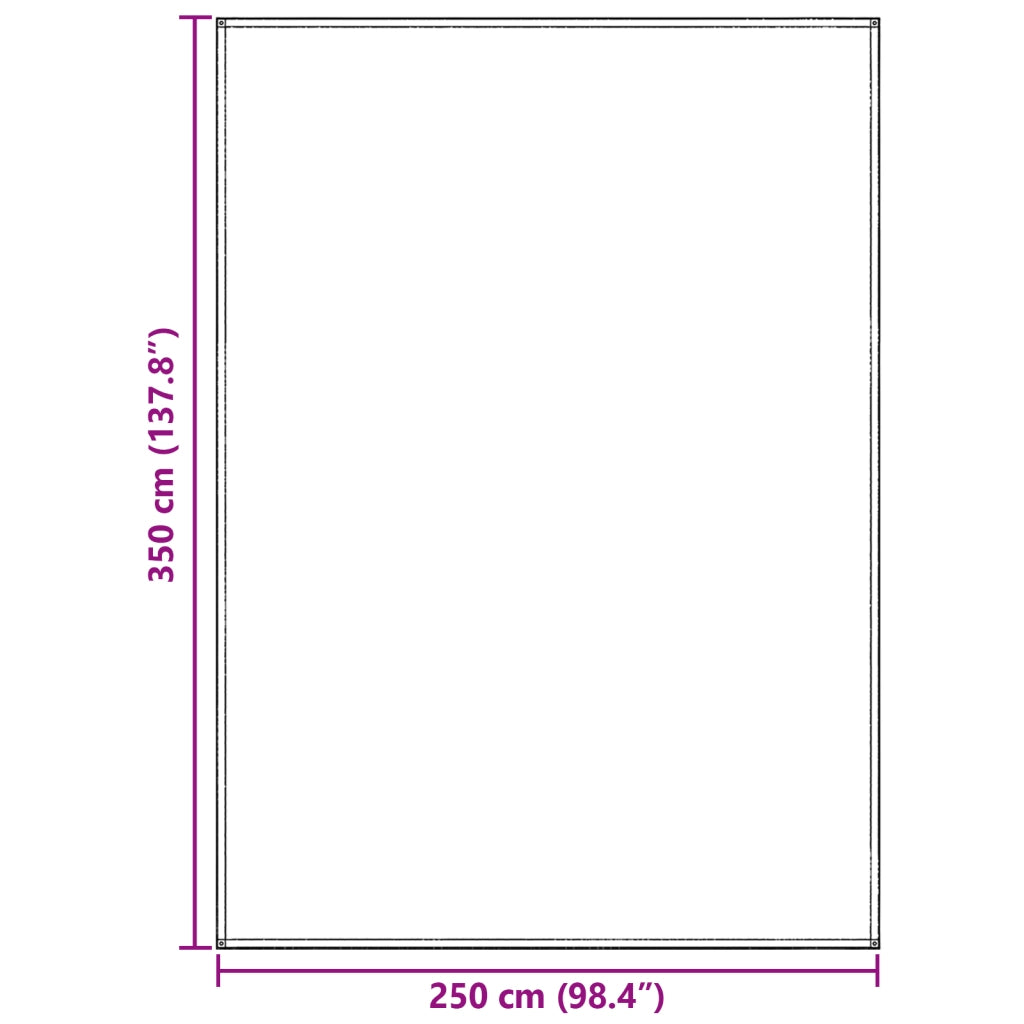 Accessorio per Tende Grigio chiaro Poliestere 250 x 350 cm