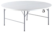 Tavolo Catering Rotondo Pieghevole Ø181cm Morel Bianco