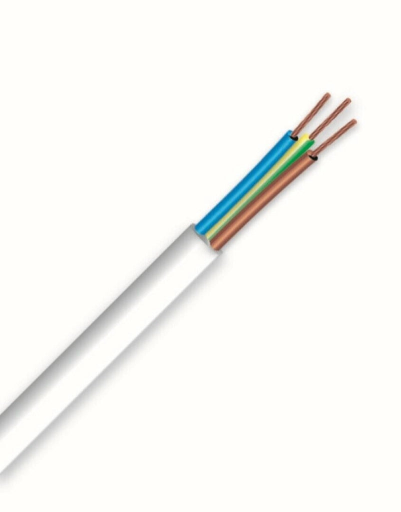 Cavo H05Vv-F 3G0,75 Mt 10 Bianco - Electraline