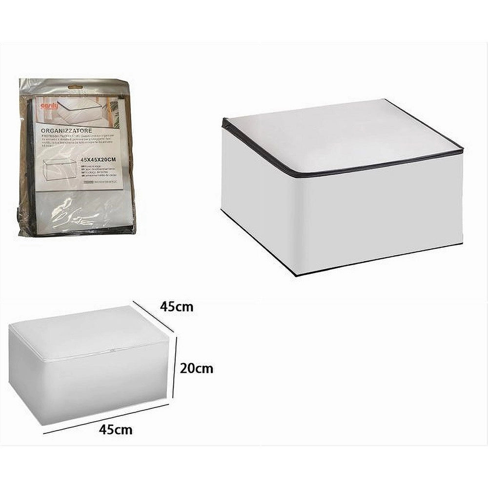 Trade Shop - Organizer Per Vestiti Scatole Pieghevoli Salvaspazi Contenitore 45x45x20cm 87419 -