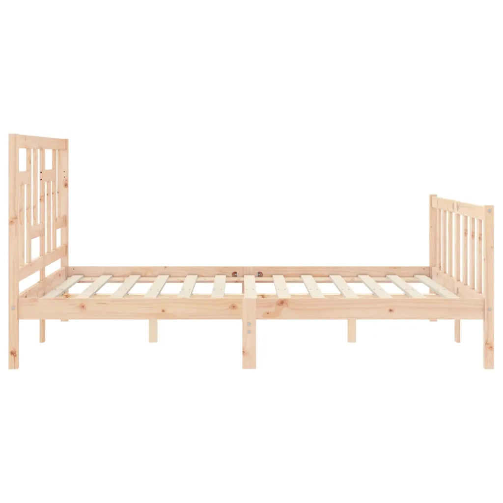 Giroletto senza Materasso 160x200 cm in Legno Massello di Pino 3193151
