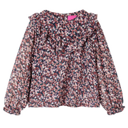 Camicia da Bambina a Maniche Lunghe Rosa Scuro 128cod mxl 132343