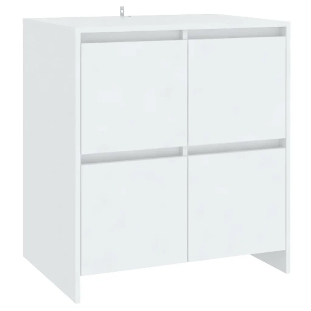 Credenze 2 pz Bianche 70x41x75 cm in Legno Multistrato 3098089